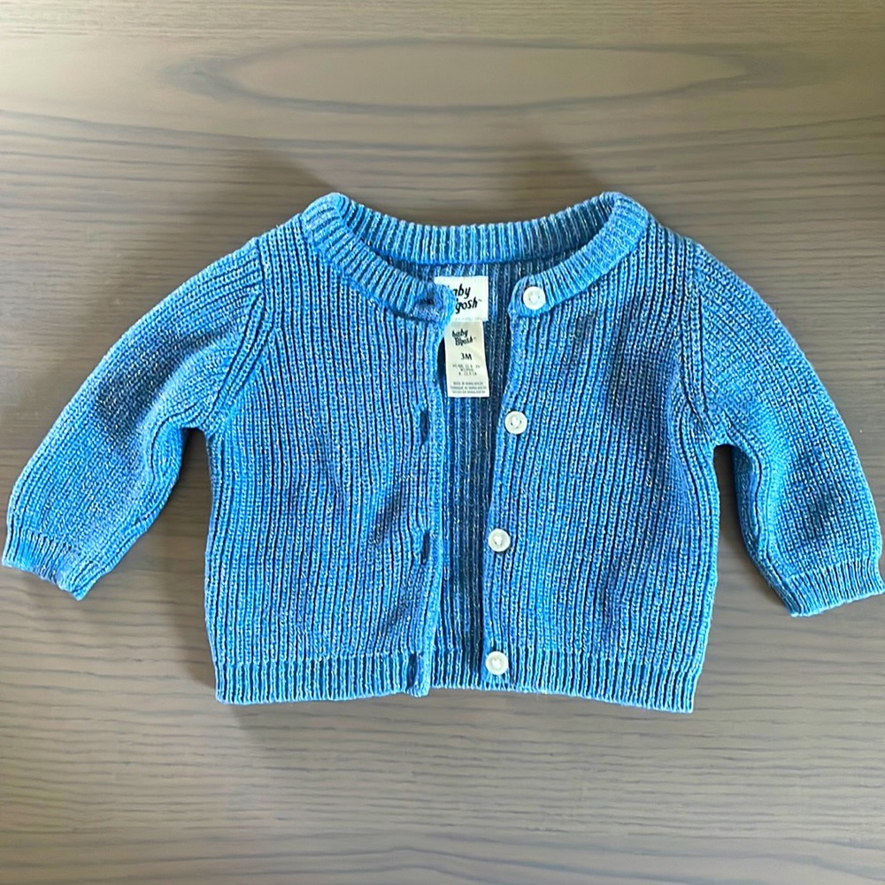 Sparkle baby cardigan